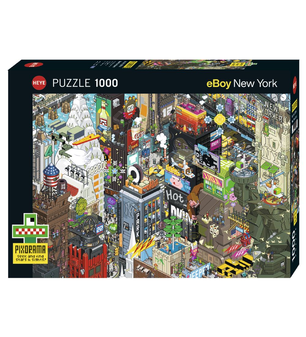 Heye Puzzle Puslespil - 1000 Brikker - New Work Quest