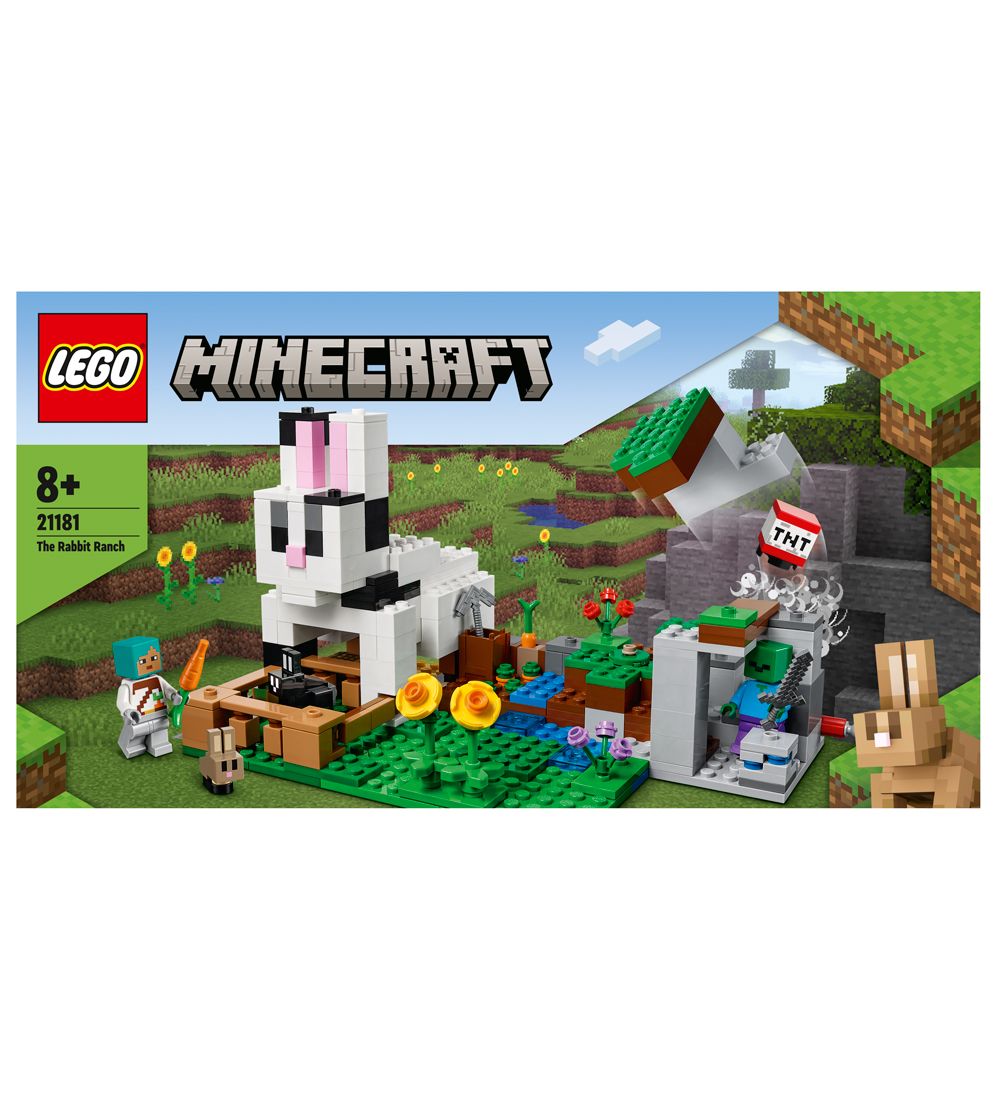 LEGO® Minecraft - Kaningården 21181 - 340 Dele