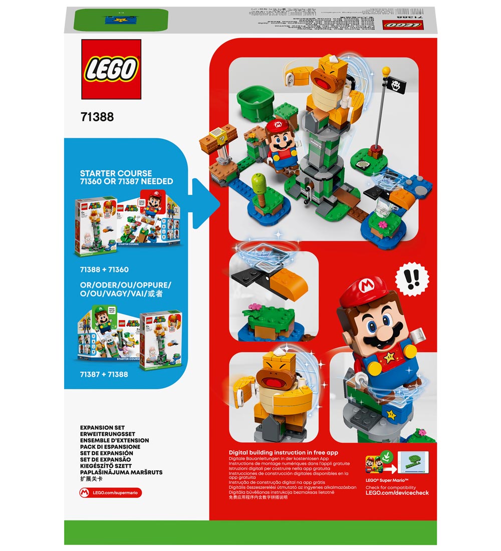 LEGO® Super Mario - Sumo Bro-bossens Væltetårn - 71388