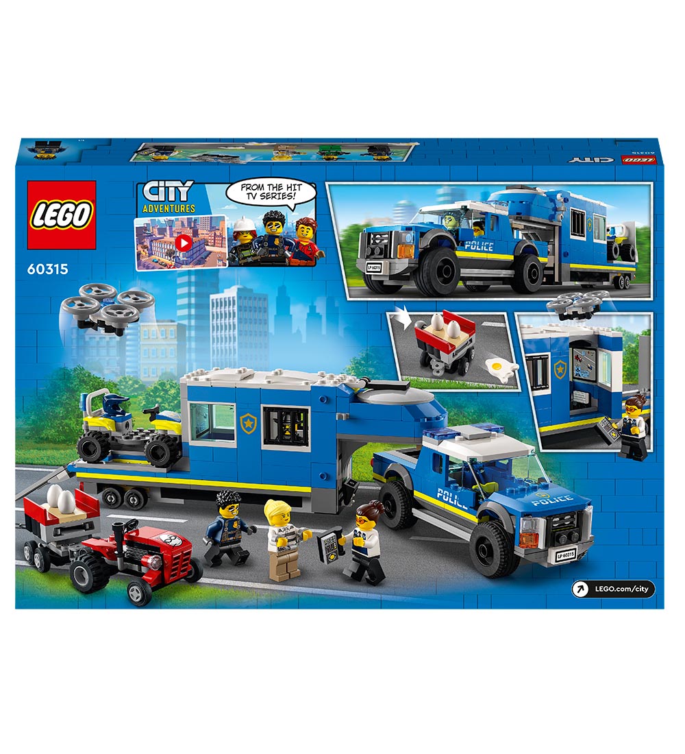 LEGO City - Mobil Politikommandocentral 60315 - 436 Dele