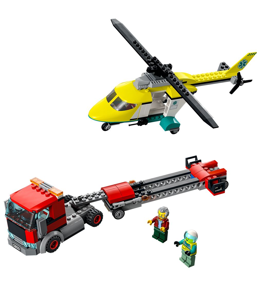 LEGO City - Redningshelikopter-Transporter 60343 - 215 Dele