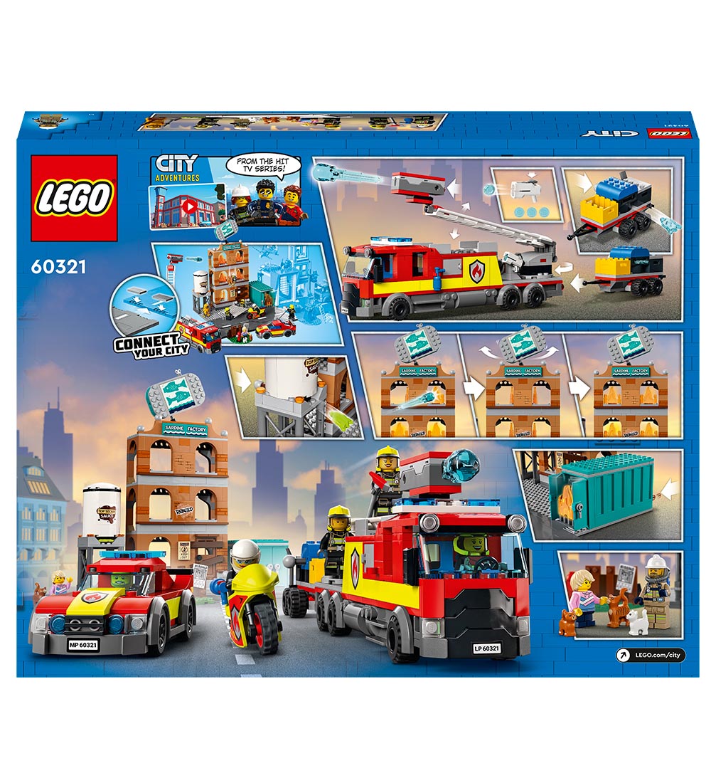 LEGO City - Brandkorps 60321 - 766 Dele