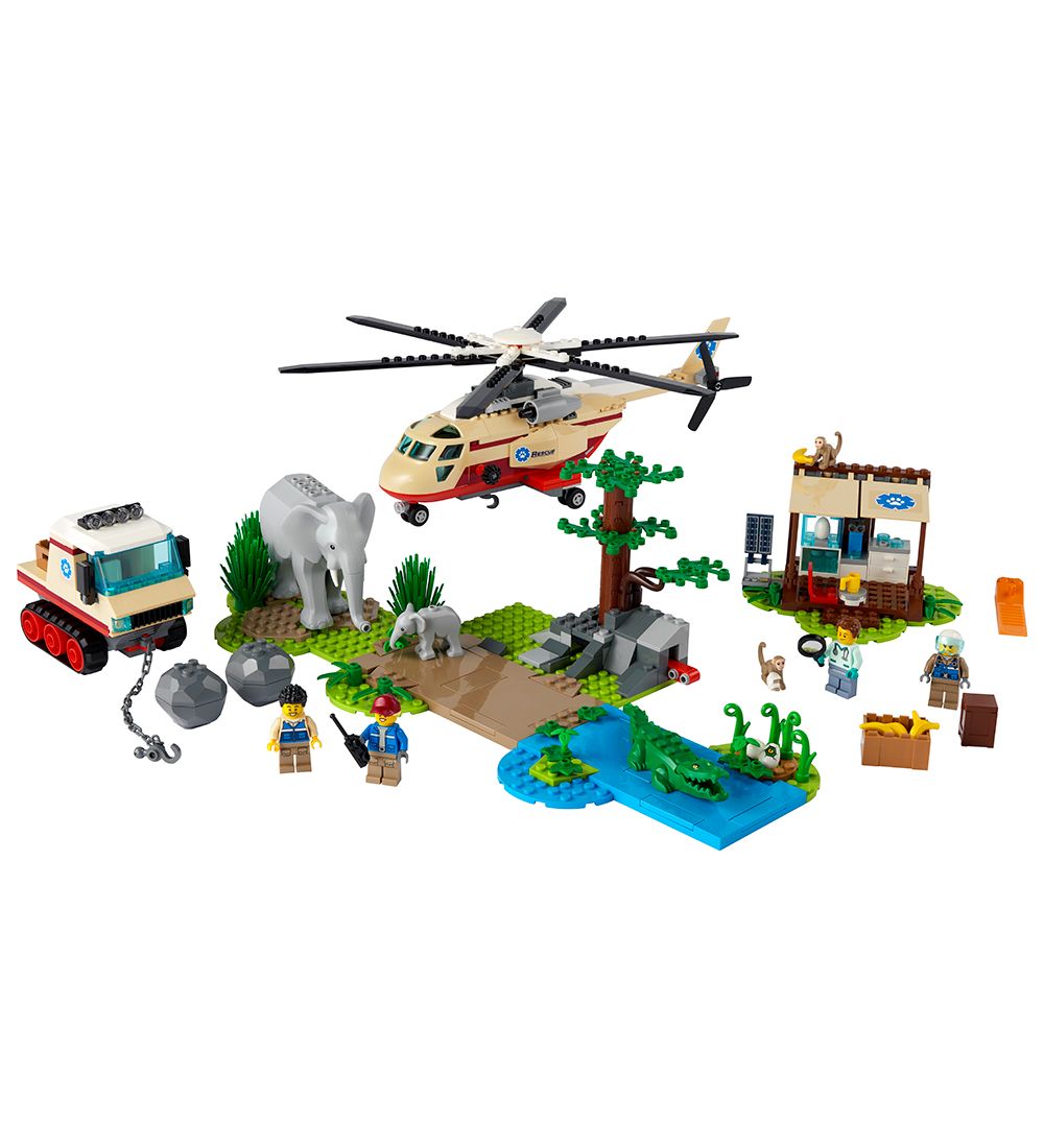 LEGO City - Vildtredningsaktion 60302 - 525 Dele
