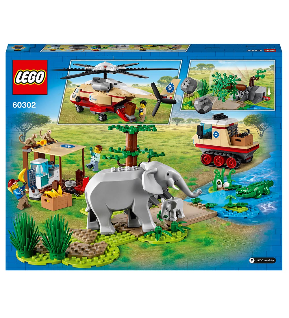 LEGO City - Vildtredningsaktion 60302 - 525 Dele