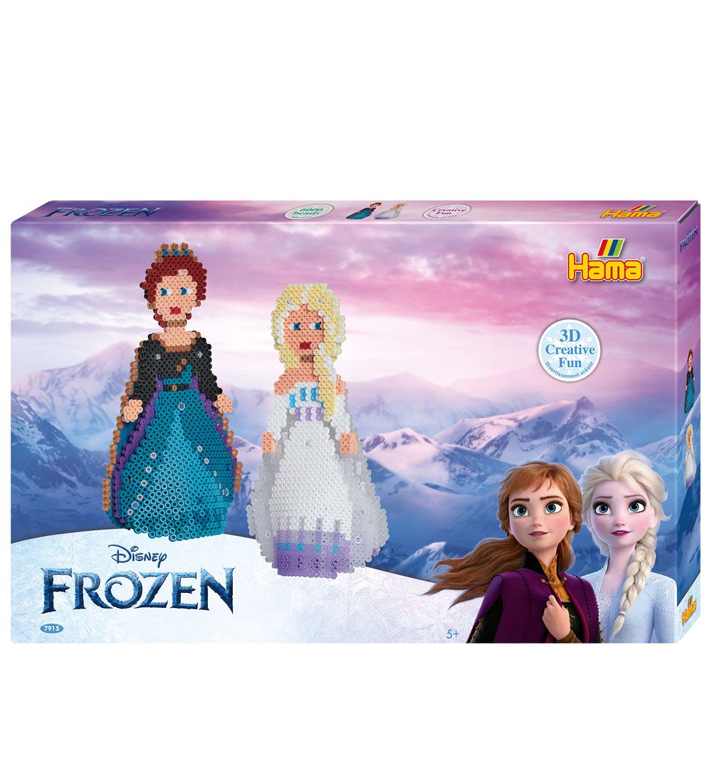 Hama Midi Perleske - 3D - 6000 stk. - Disney Frozen