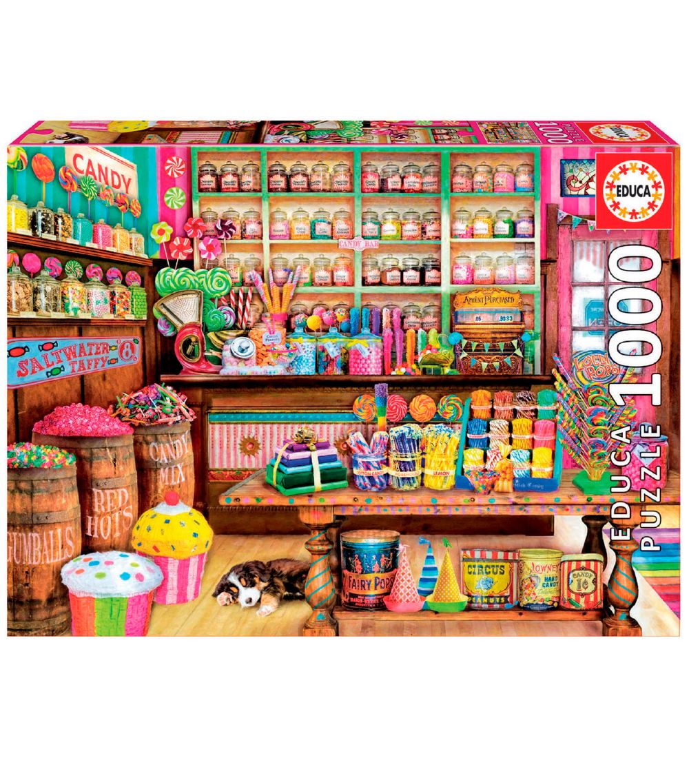 Educa Puslespil - 1000 Brikker - Candy Shop