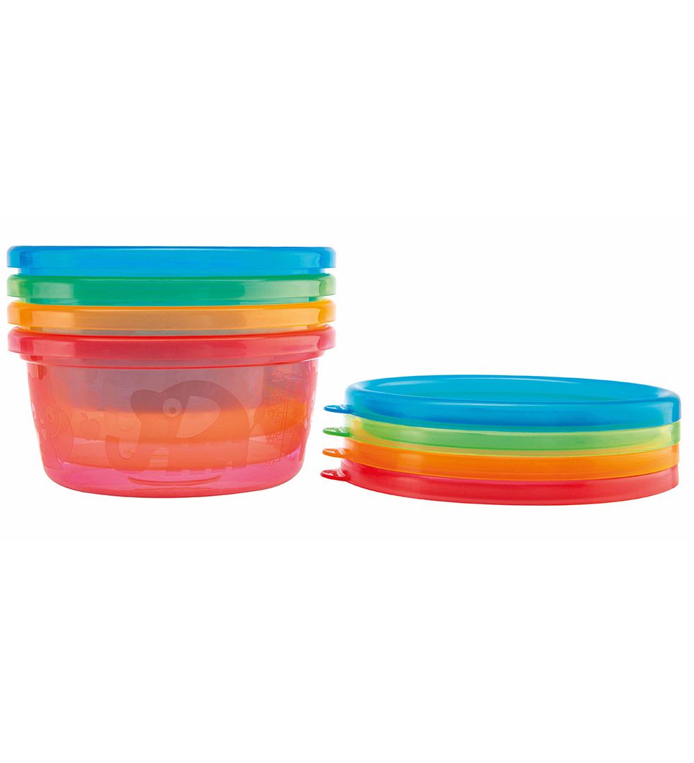 Nuby Madbeholdere m. Skeer - 4stk.