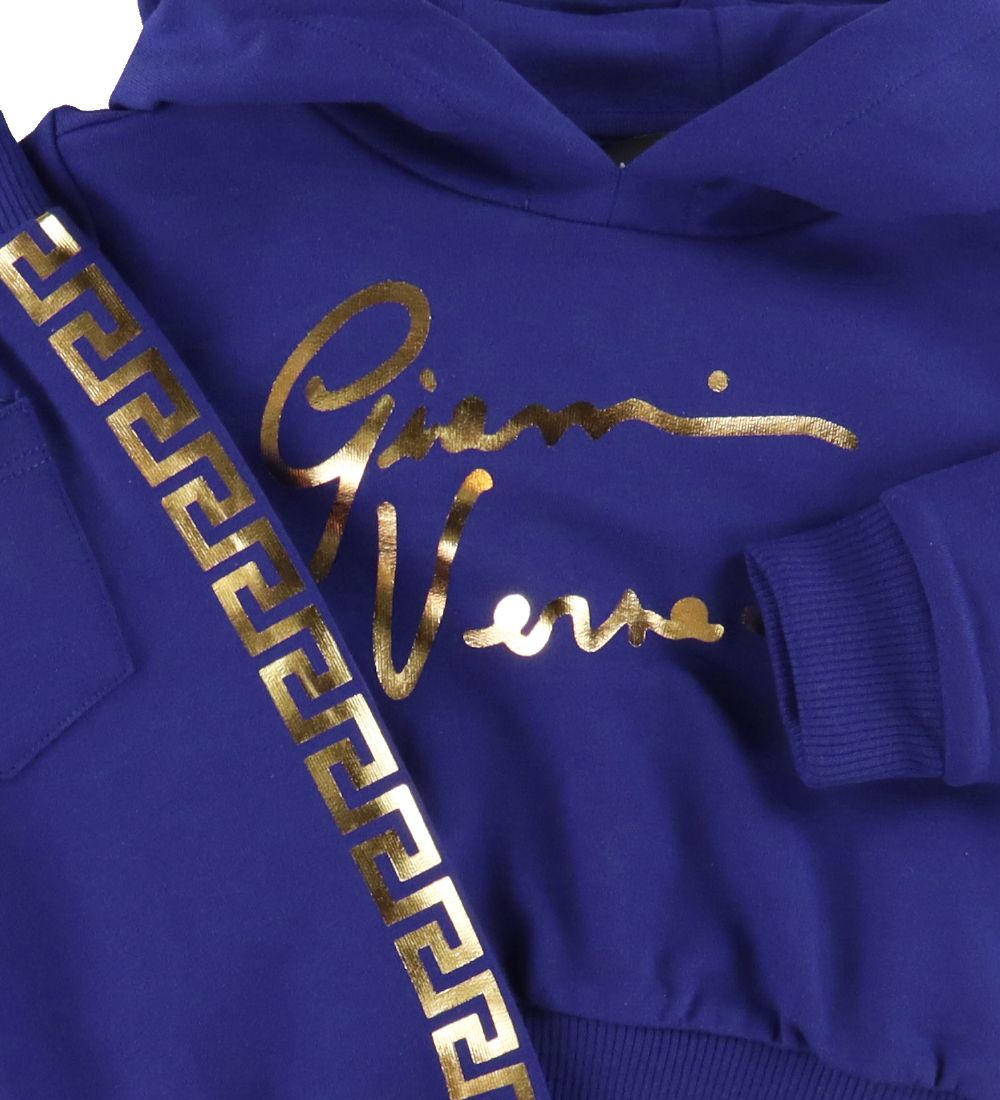 Versace Sweatsæt - Blå m. Guldprint