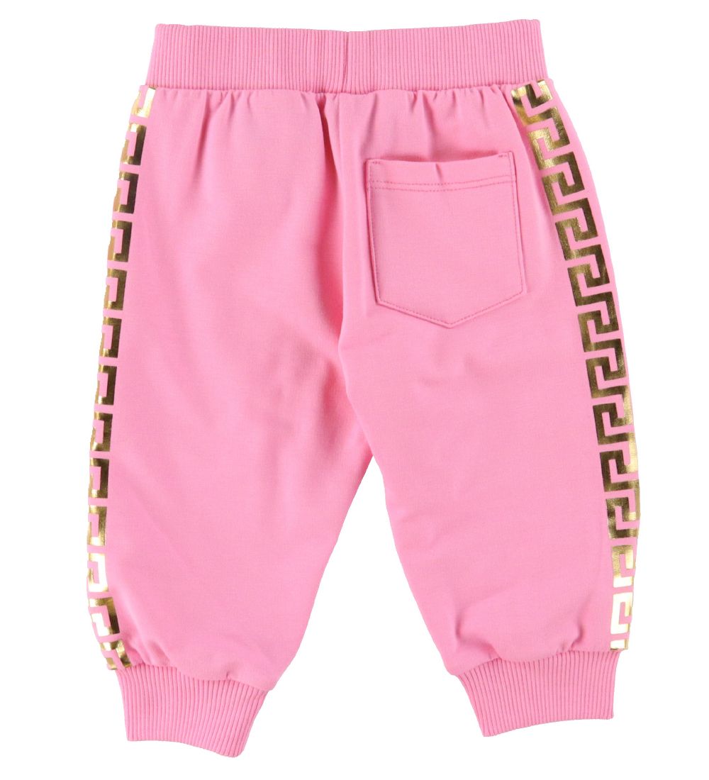 Versace Sweatsæt - Pink m. Guldprint