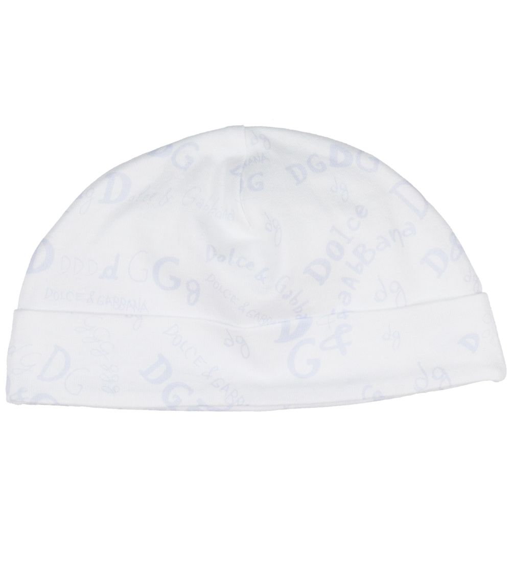 Dolce & Gabbana Gaveæske - Heldragt/Savlesmæk/Hue - Hvid/Lyseblå