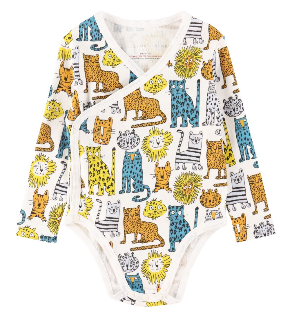 Stella McCartney Kids Gaveæske - 4 Dele - Hvid med Kattedyr