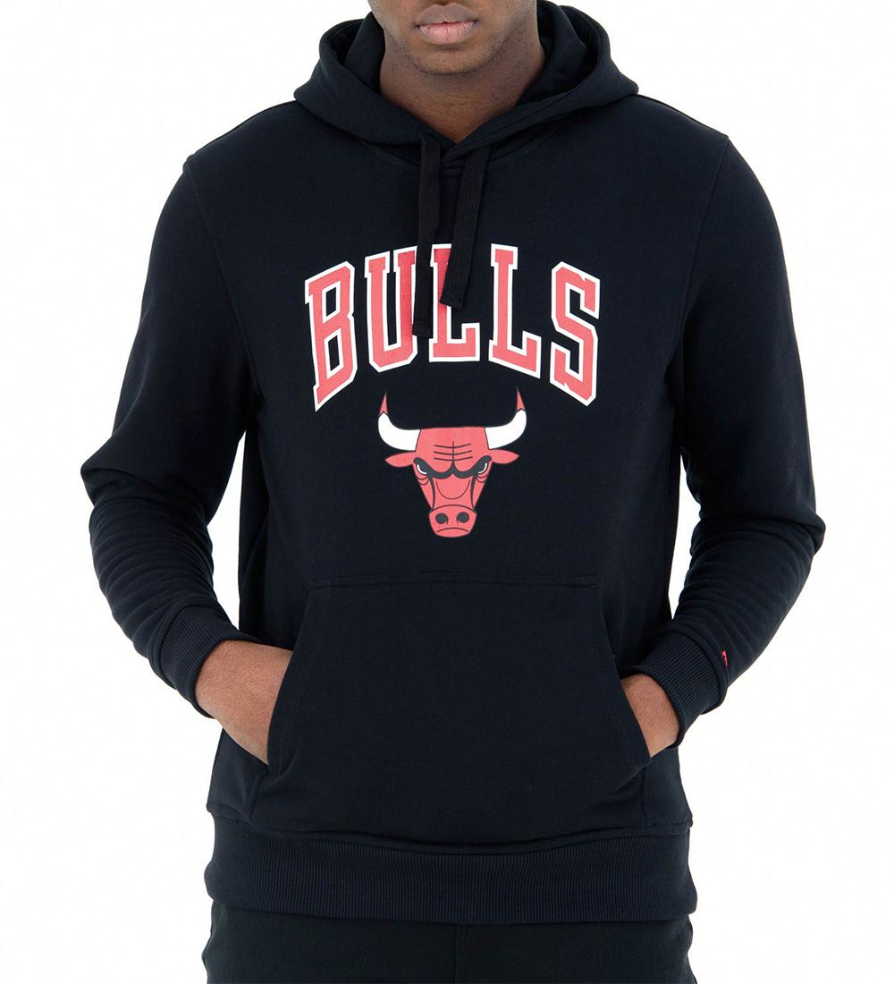 New Era Hættetrøje - Chicago Bulls - Sort » Fri fragt i DK