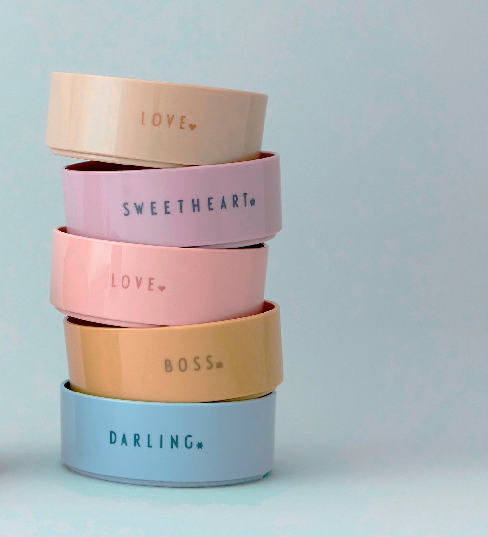 Design Letters Skål - Mini Favourite - Rosa