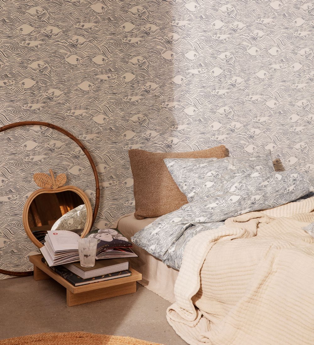 ferm Living Sengetøj - Baby - Stream - Off-white