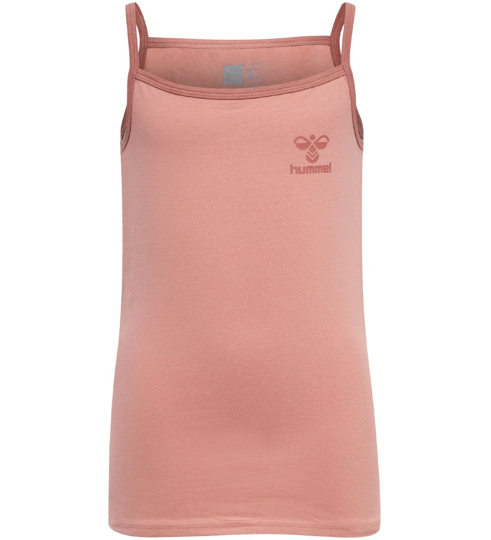 Hummel Top - hmlCarolina - 2-pak - Rosa/Råhvid