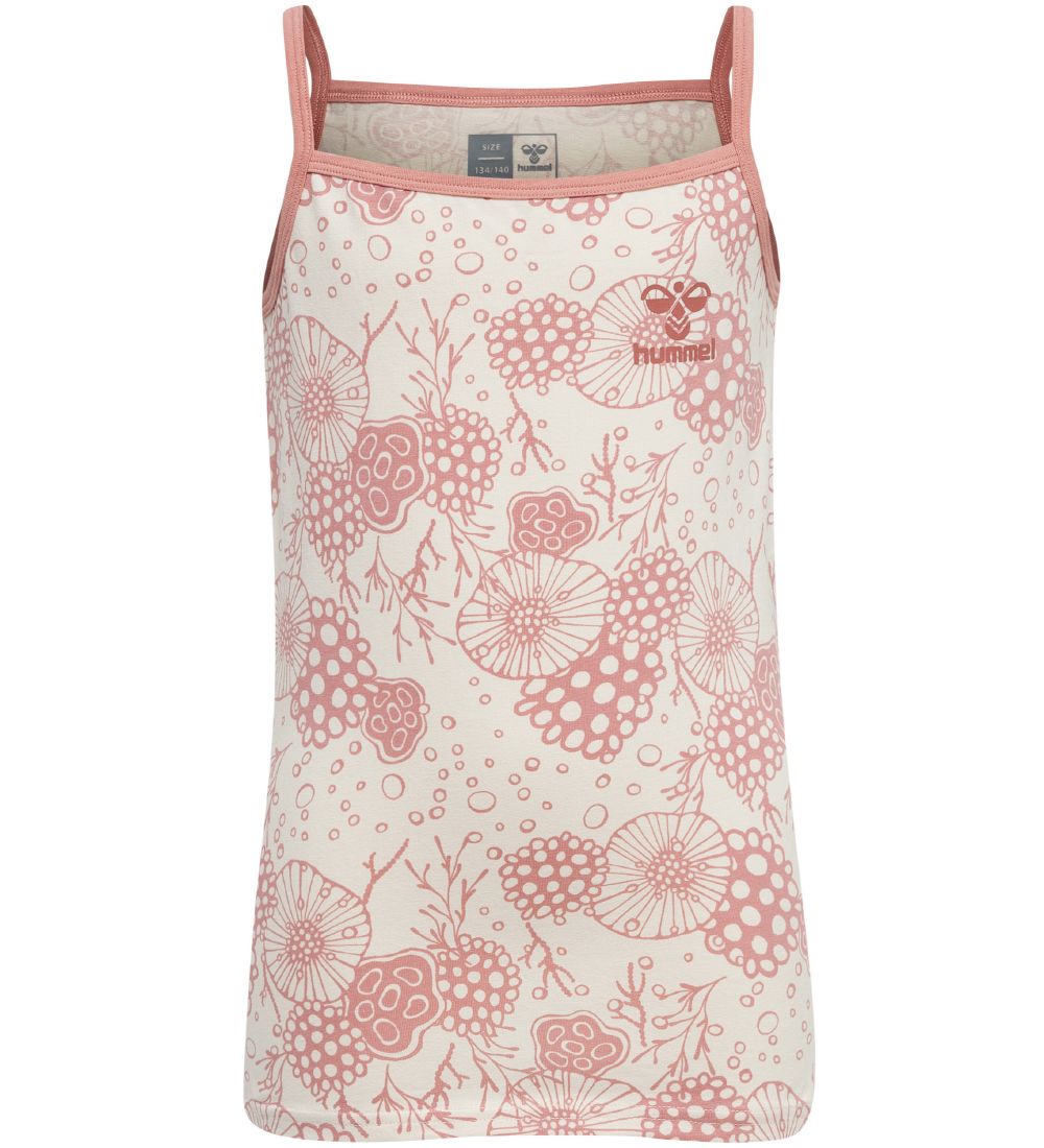 Hummel Top - hmlCarolina - 2-pak - Rosa/Råhvid