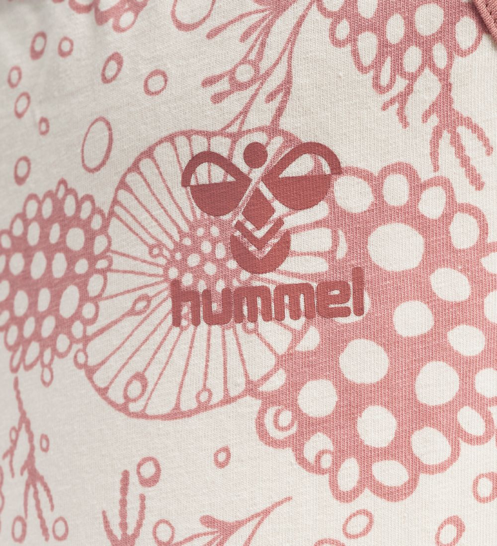 Hummel Top - hmlCarolina - 2-pak - Rosa/Råhvid