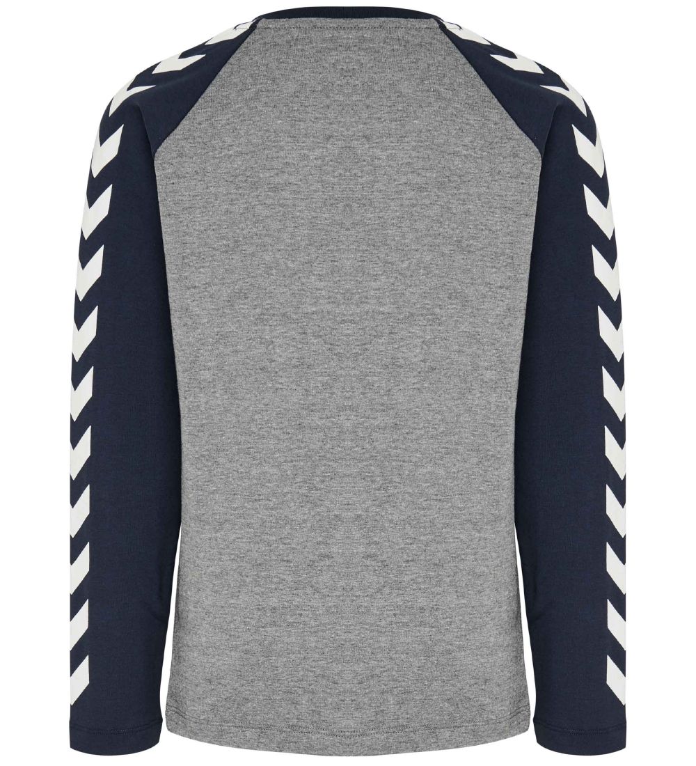 Hummel Bluse - hmlBoys - Navy/Gråmeleret