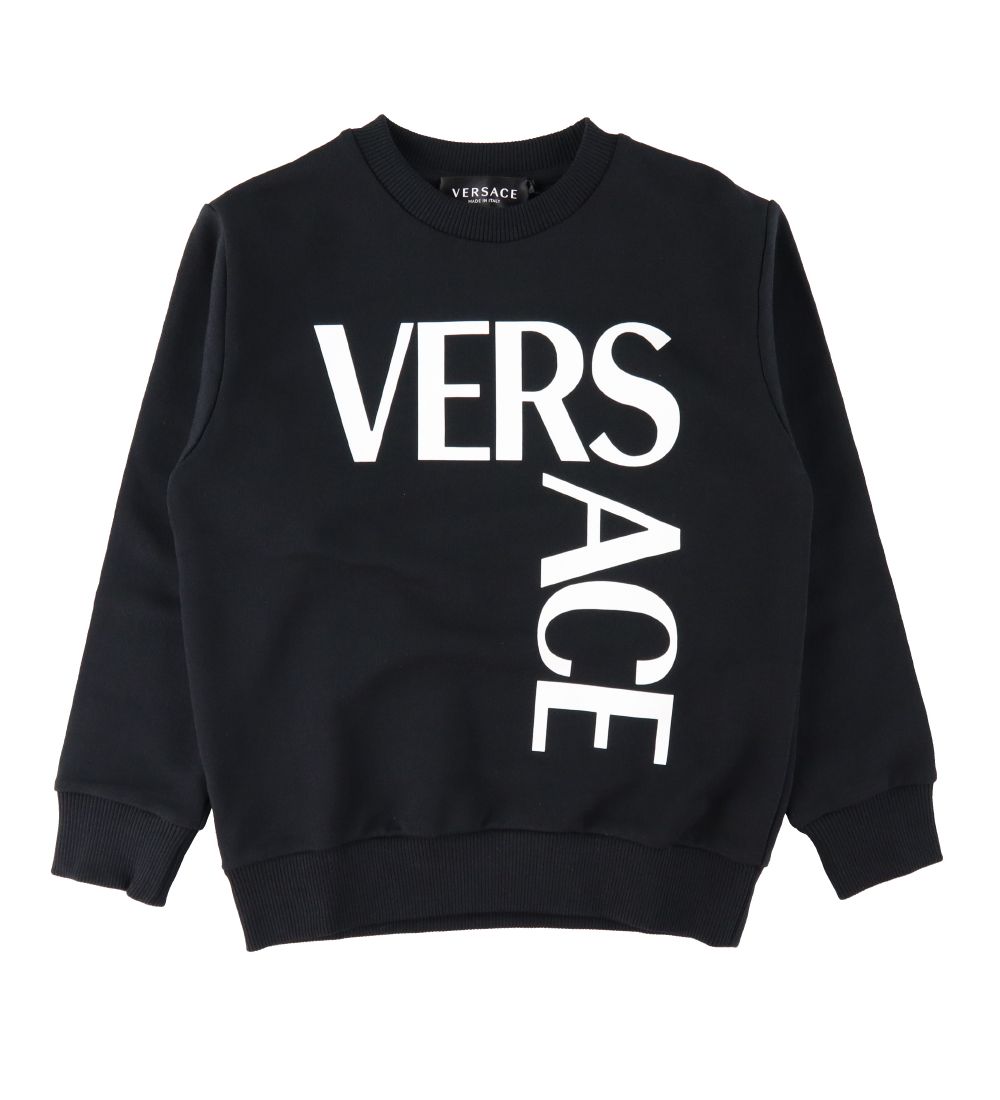 Versace Sweatshirt - Logo - Sort/Hvid