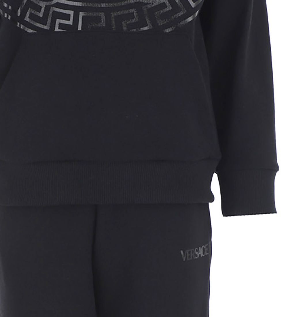 Versace Sweatsæt - Medusa - Sort/Transparent