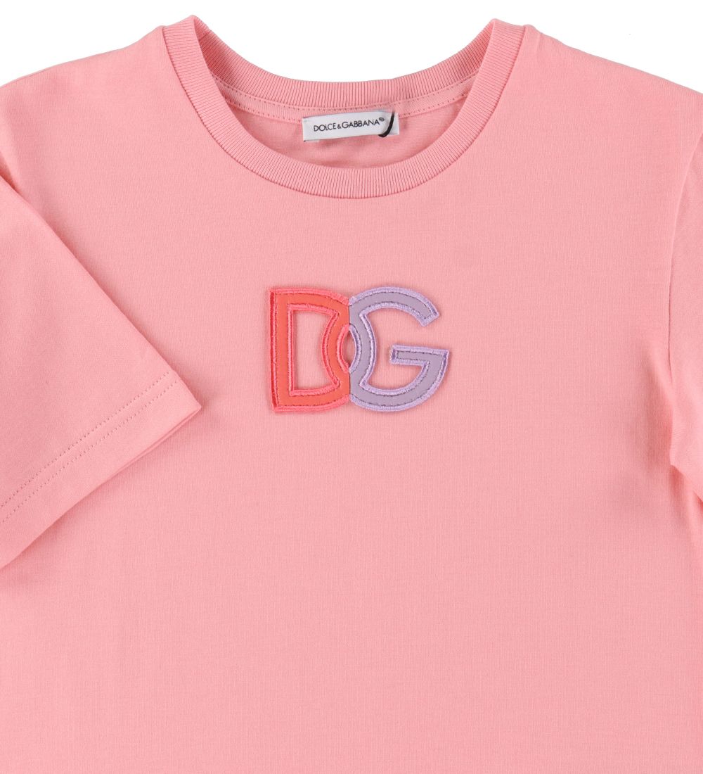 Dolce & Gabbana T-shirt - DG POP - Rosa Confetti