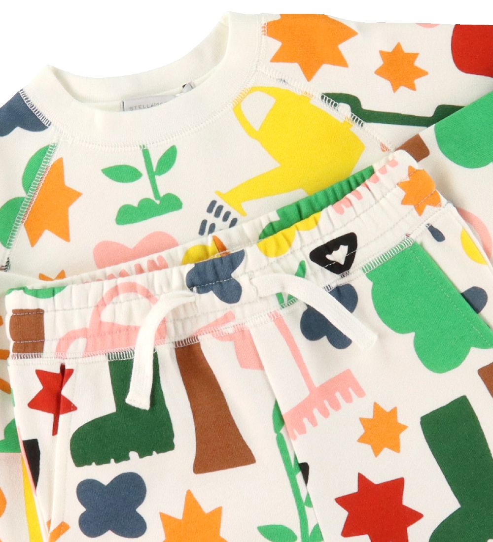 Stella McCartney Kids Sweatsæt - Gardening - Hvid