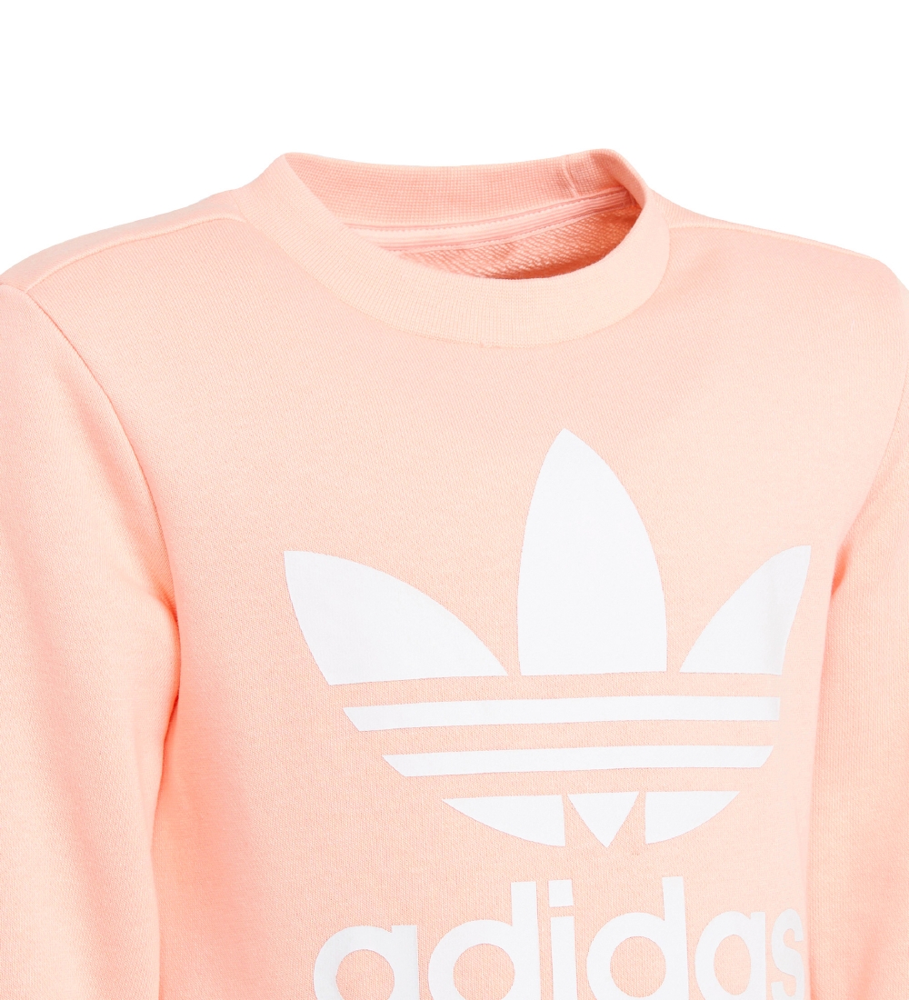 adidas Originals Sweatsæt - Adicolor - Haze Coral/White