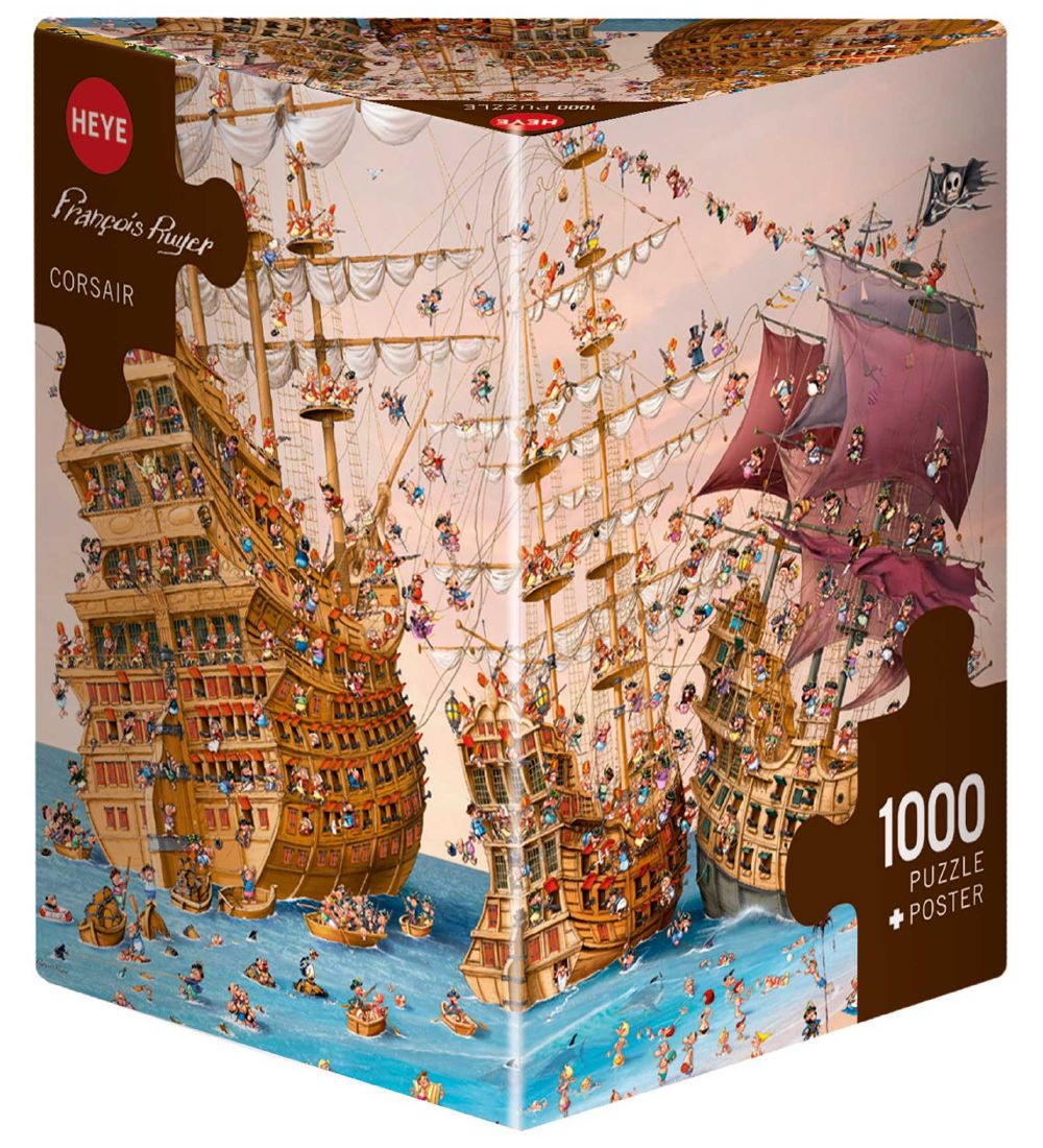 Heye Puzzle Puslespil - Corsair - 1000 Brikker