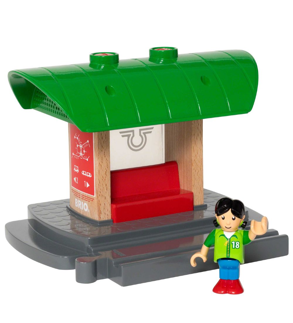 BRIO World Togstation m. Lydoptager 33840