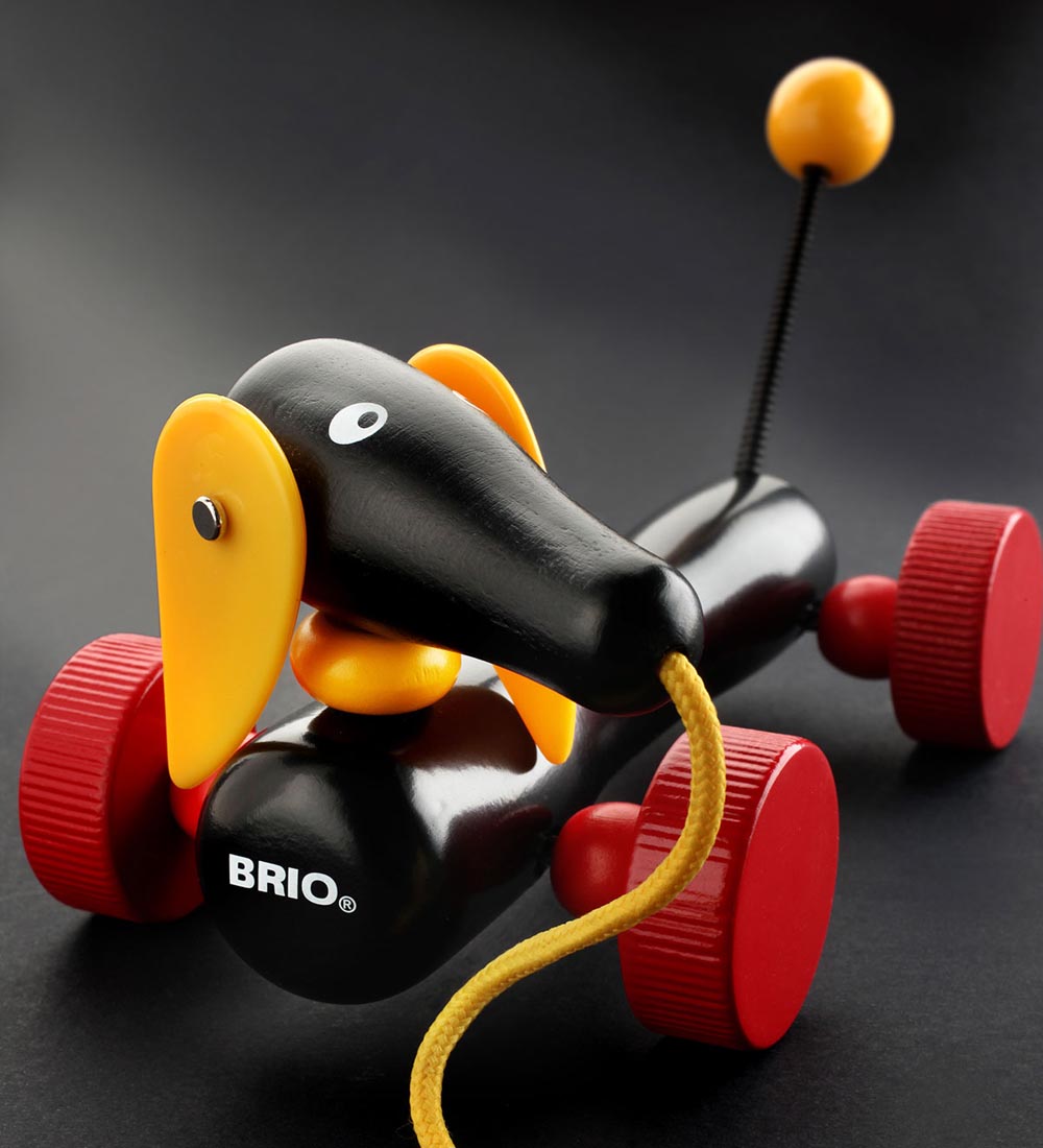 BRIO Toddler Træklegetøj - Gravhund - Dachshund 30332