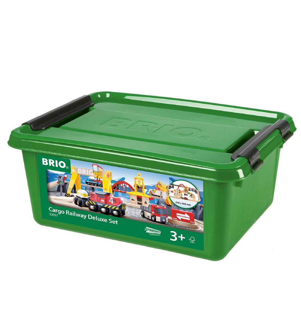 BRIO Togbanesæt - 54 dele - Multifarvet 33097