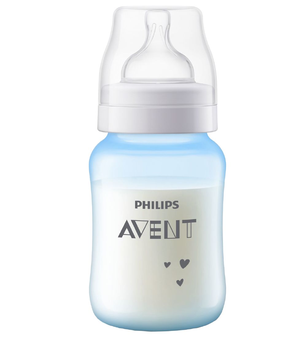 Philips Avent Sutteflaske - 260 ml - Anti-colic - Bl m. Elefant