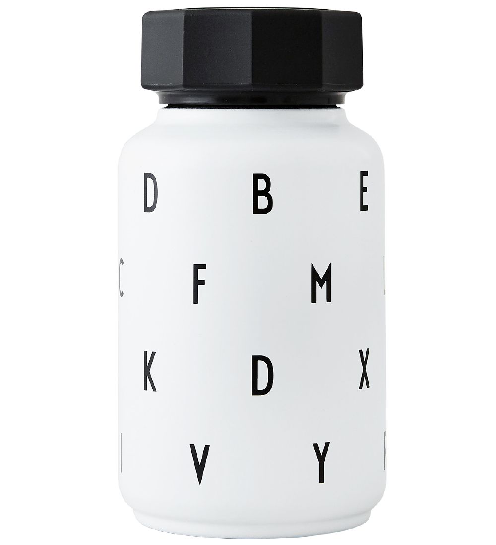Design Letters Termoflaske m. Sugerør - 330 ml - Hvid