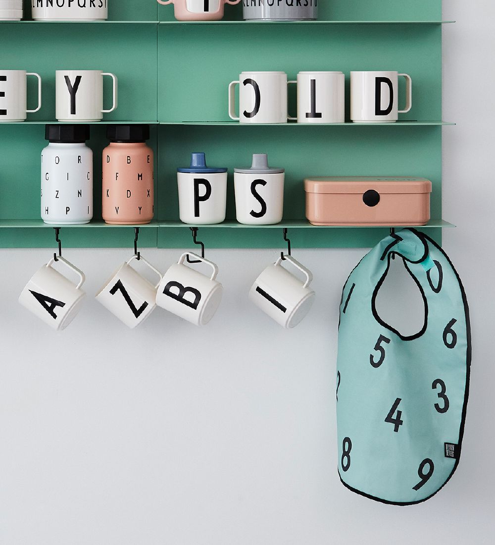 Design Letters Termoflaske m. Sugerør - 330 ml - Hvid