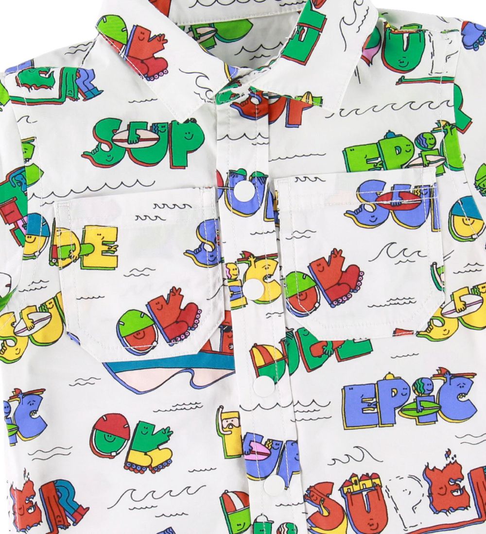 Stella McCartney Kids Skjorte - Super Dude