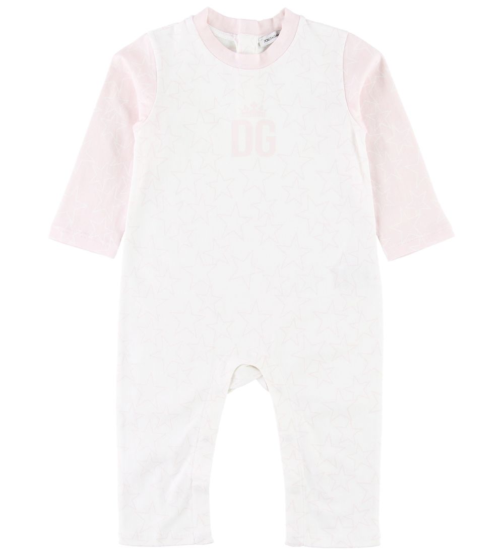 Dolce & Gabbana Heldragt - Hvid/Rosa m. Stjerner