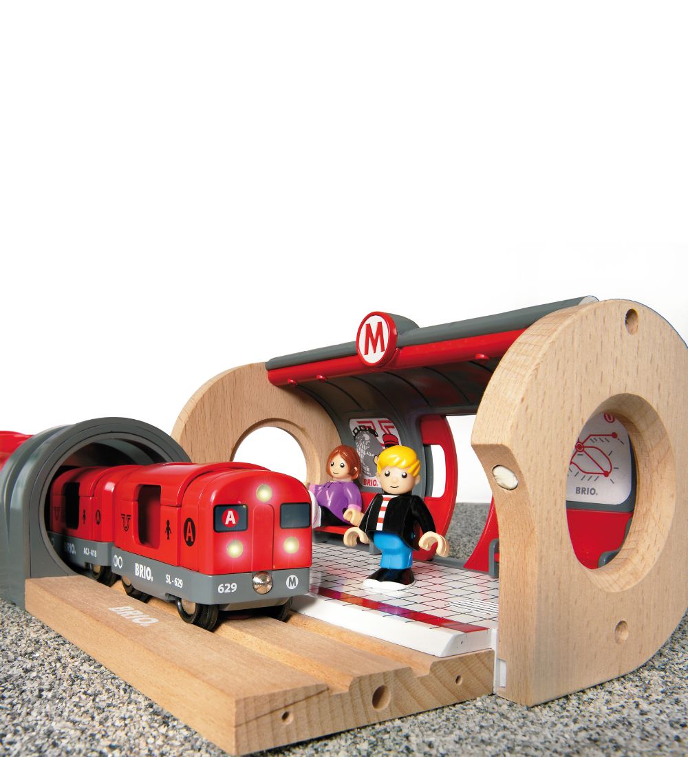 BRIO World Metrosæt - Rød 33513