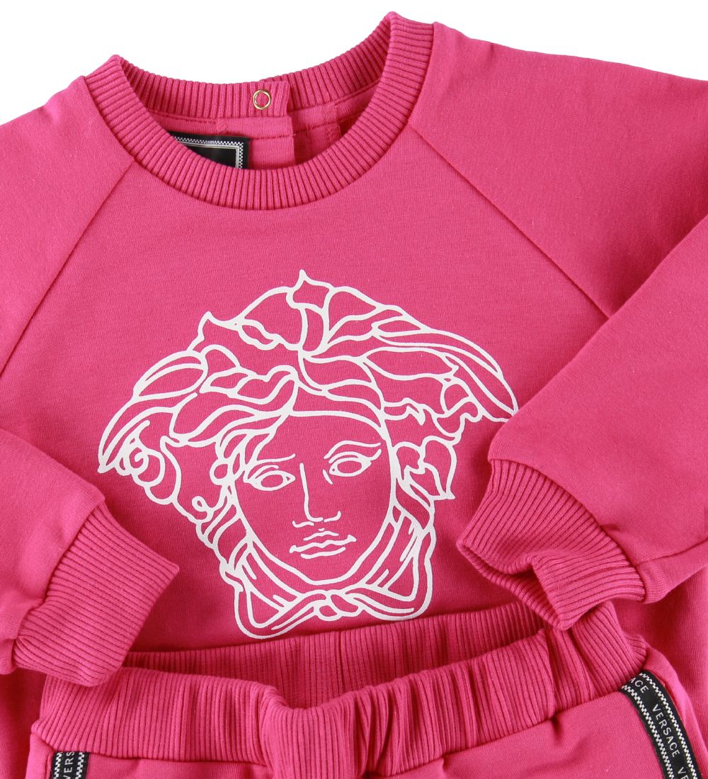 Versace Sweatsæt - Fuchsia m. Medusa