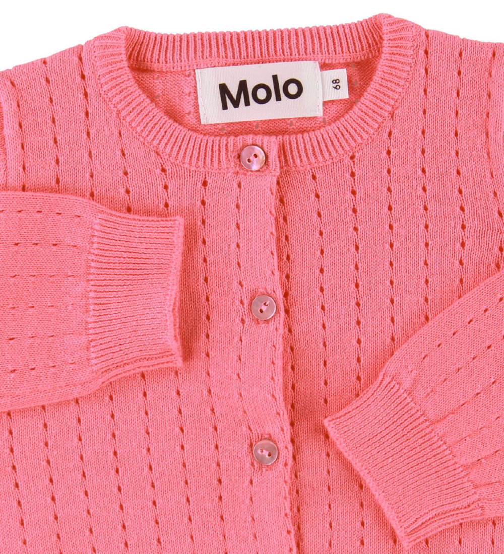 Molo Cardigan - Ginny - Pink Lemonade m. Hulmnster