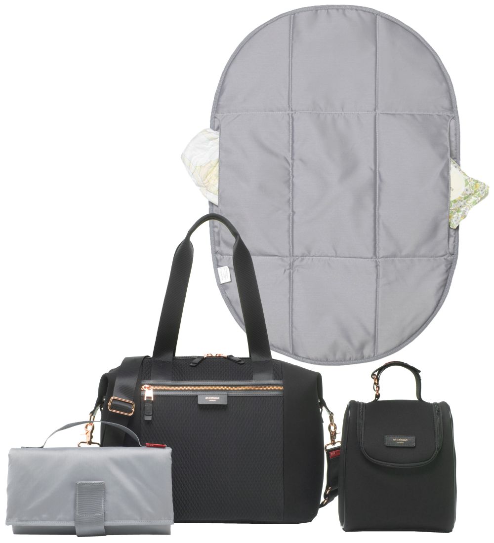 Storksak Pusletaske - Stevie Luxe - Sort