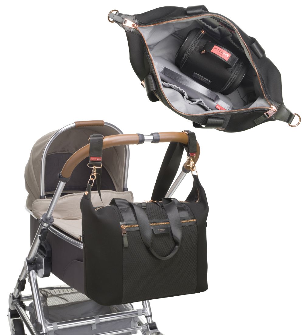 Storksak Pusletaske - Stevie Luxe - Sort
