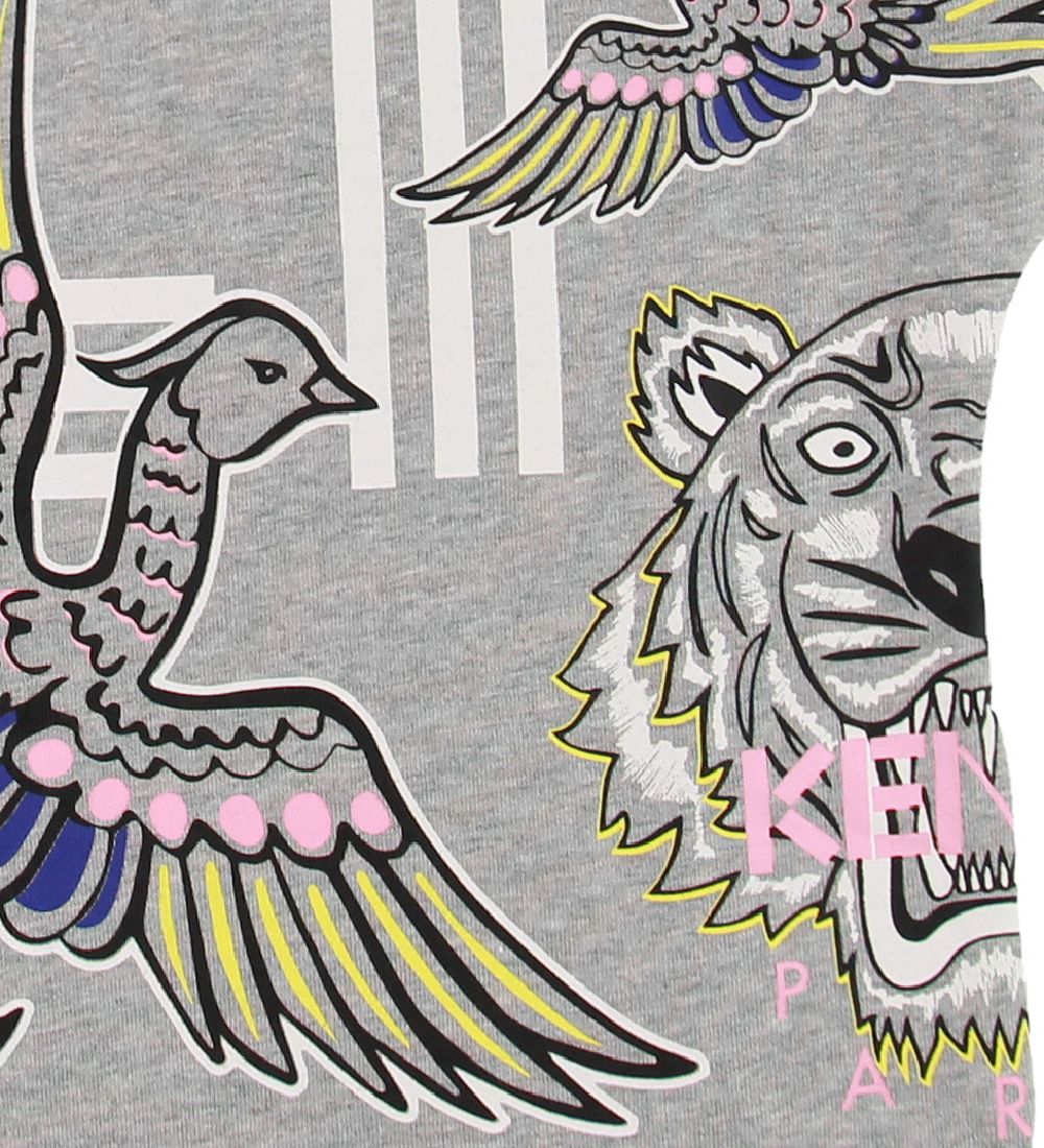 Kenzo Sweatkjole - Jaelle - Gråmeleret