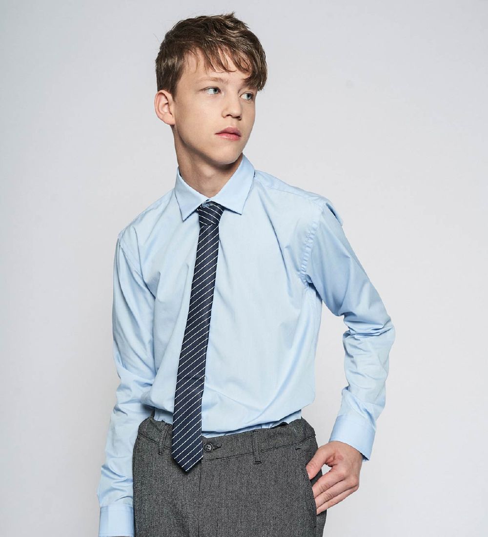Grunt Slips - Navy/Lyseblå