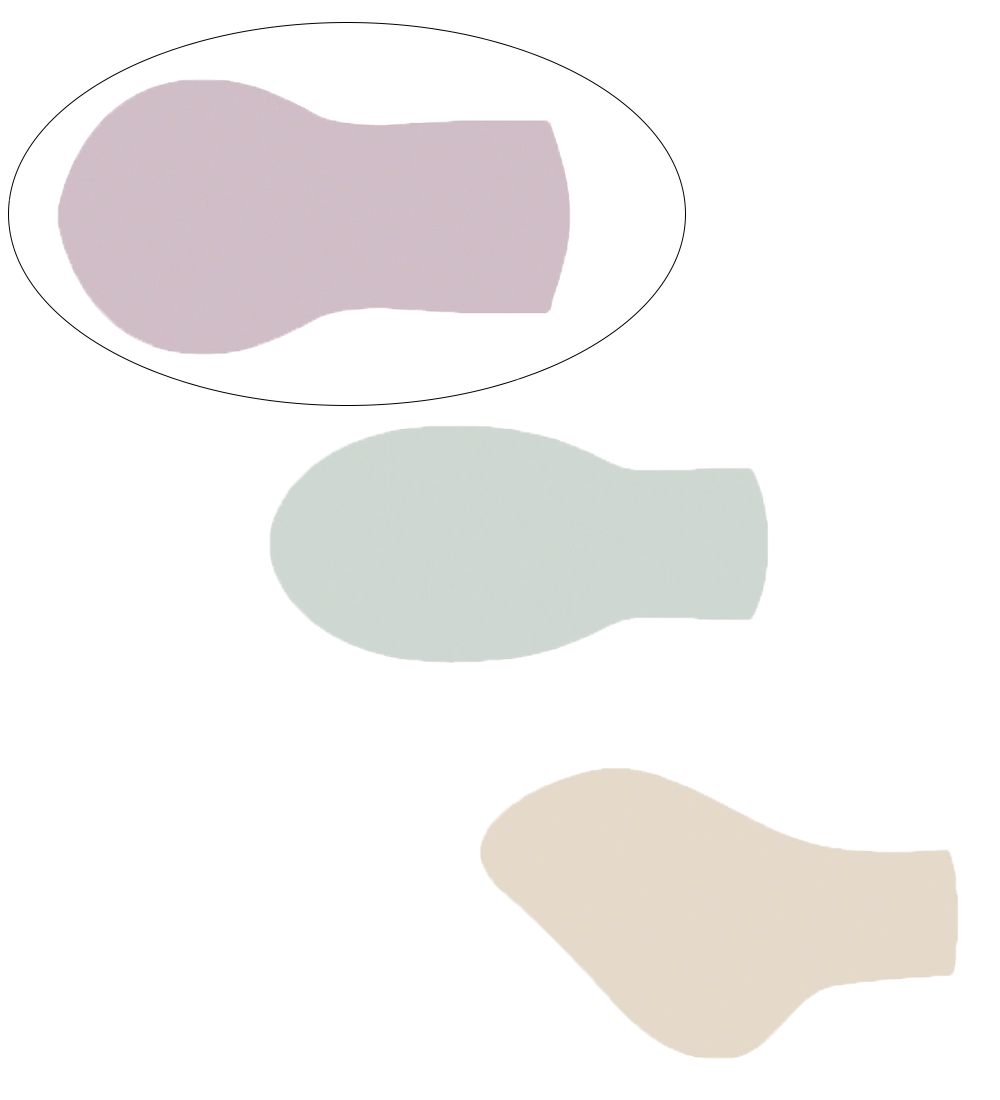 Bibs Colour Sutter - Str. 1 - 2-pak - Rund - Lavender/Baby Pink