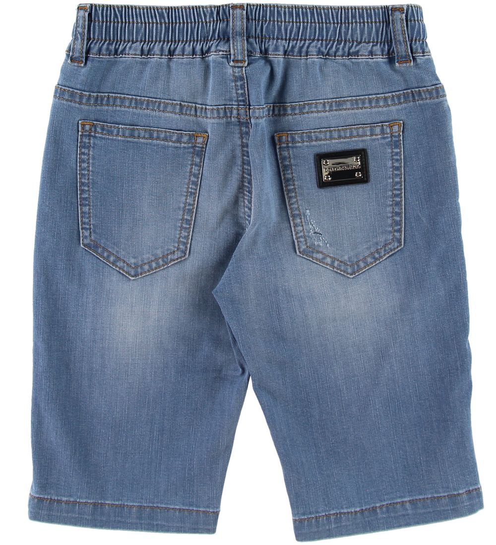Dolce & Gabbana Shorts - Summer Smile - Blå Denim