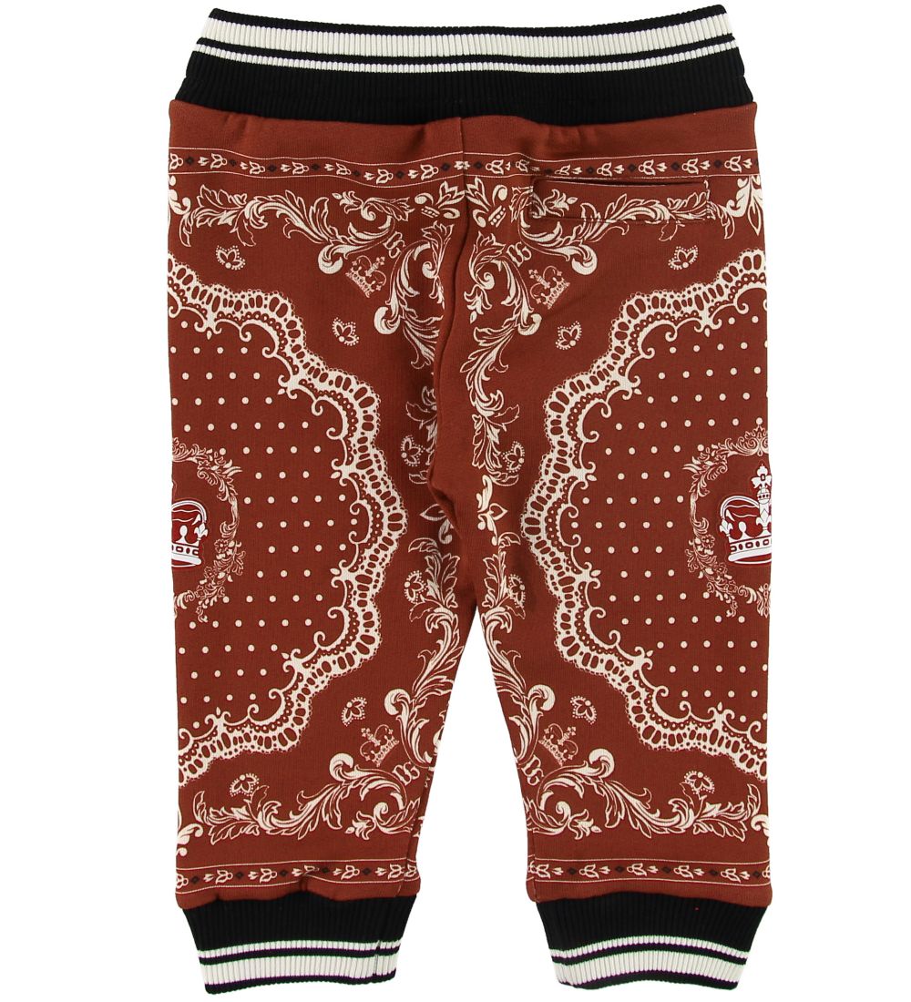 Dolce & Gabbana Sweatpants - Bordeaux m. Mønster