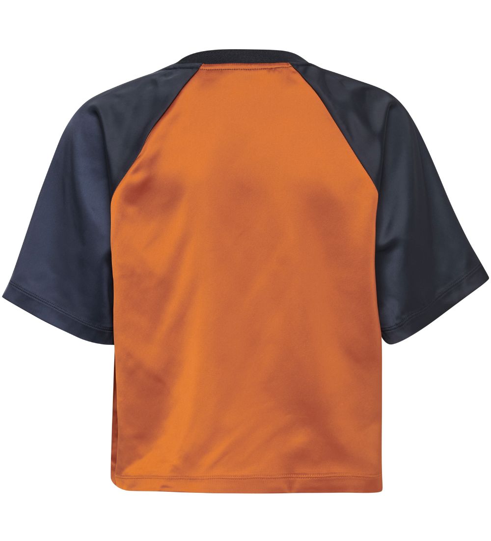 Hummel Teens T-shirt - HMLMelody - Navy/Brun