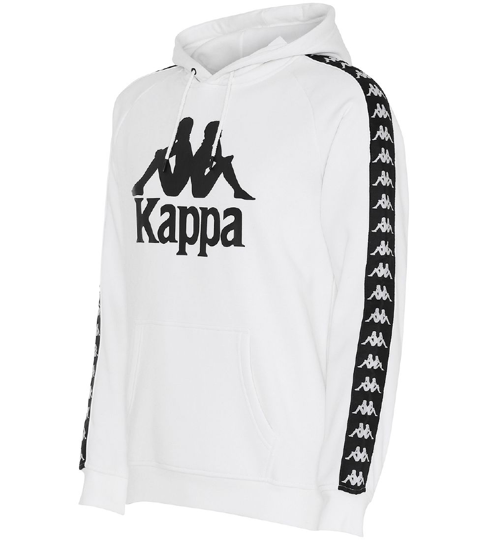 Kappa Hættetrøje - Banda Bzaba - Hvid m. Logo