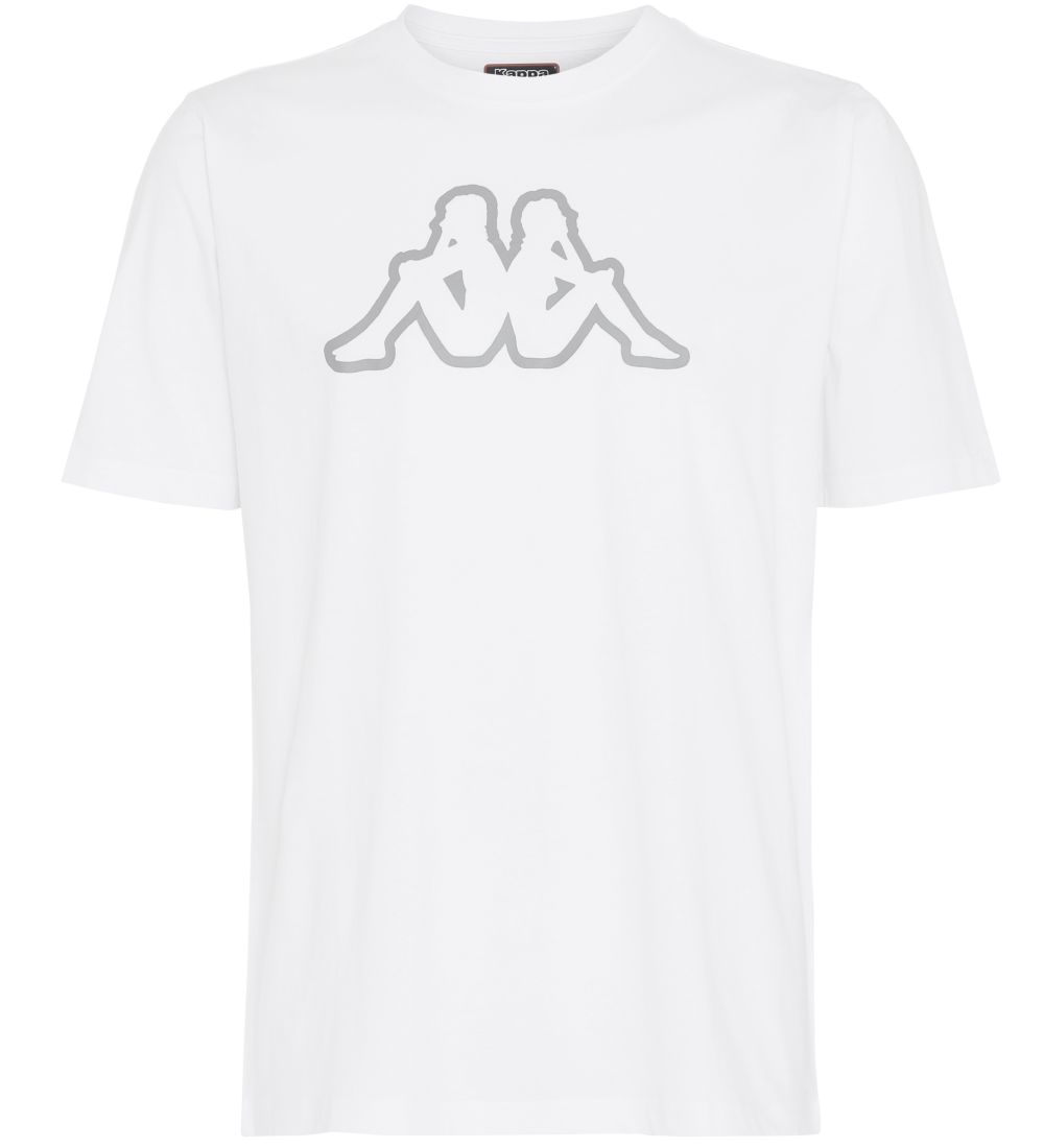 Kappa T-shirt - Logo Cromen - Hvid