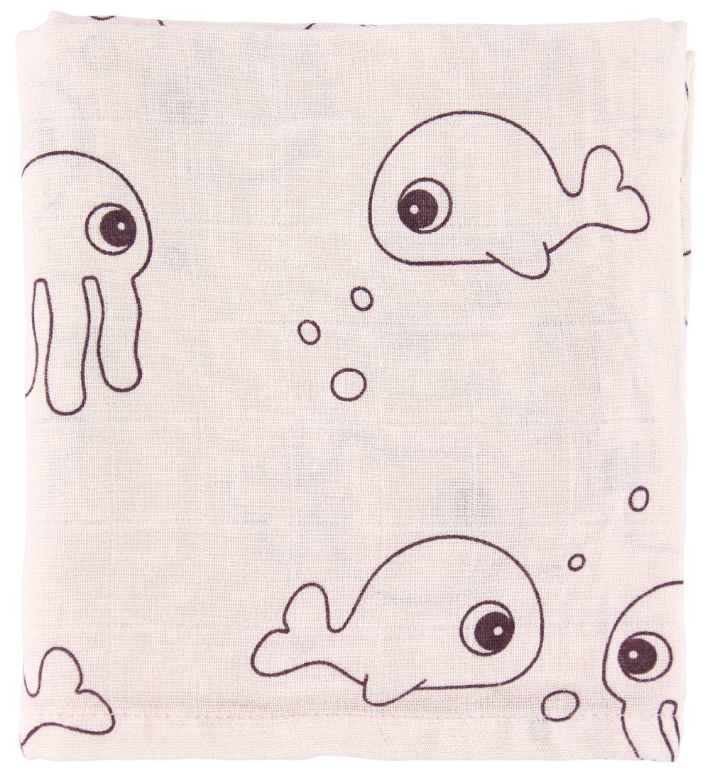 Done By Deer Stofble - 70x70 - 2 stk - Sea Friends - Pudder